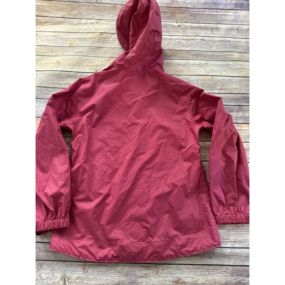 Carhartt Lightweight Nylon Rain Jacket Pink Mauve Women's XS Full Zip Hood - Picture 9 of 9